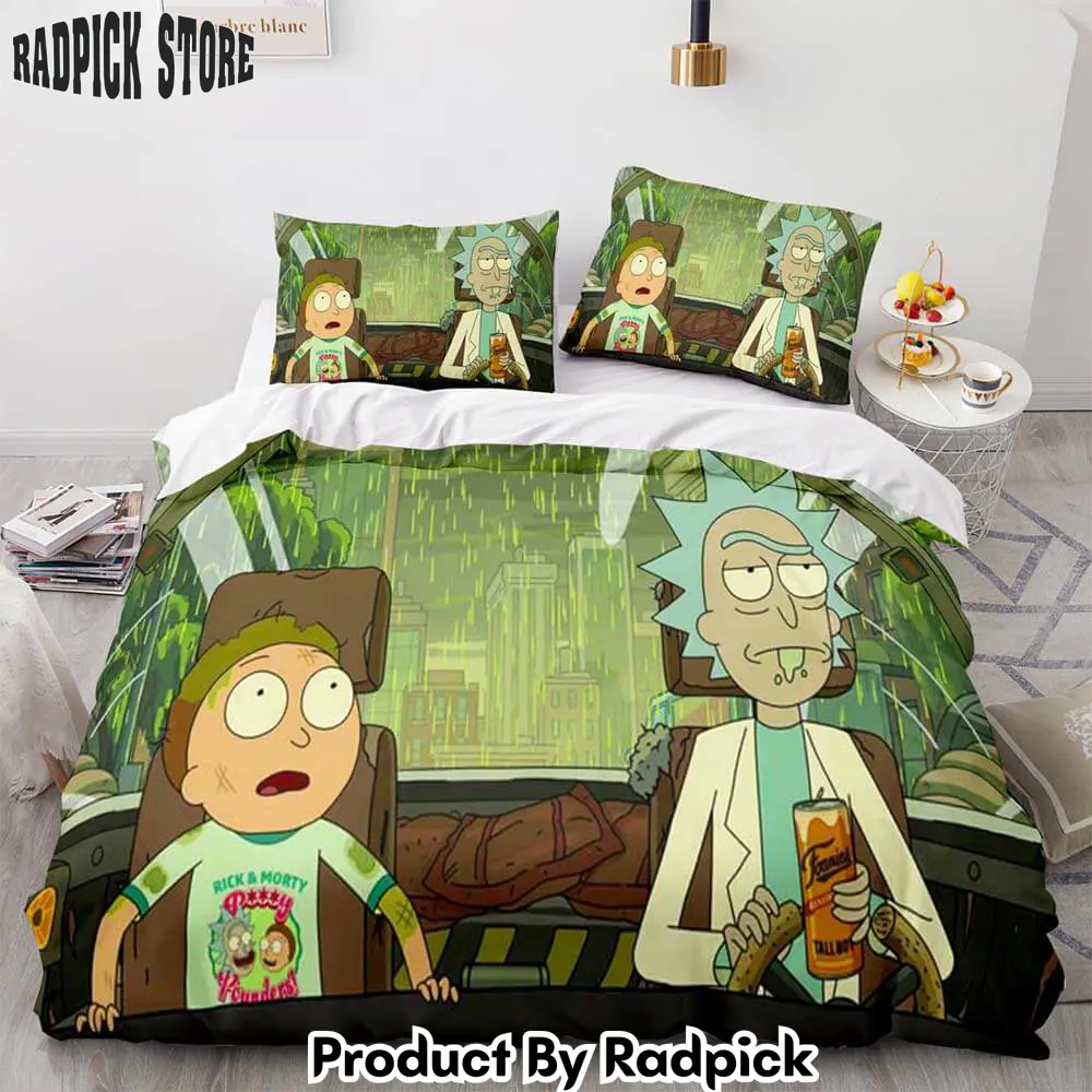Rickand morty season5 bedding set quilt duvet cover bedding sets  rp0424323